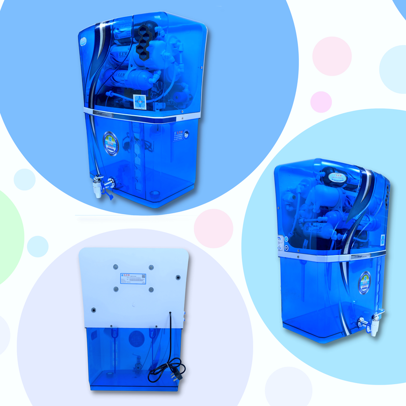 E.F.M Alpha 12 L RO+UV+UF+TDS+MINERAL+ALK+COPPER RO Water Purifier (Blue)