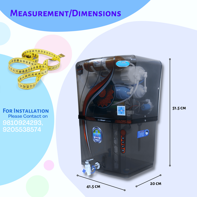 E.F.M Alpha 12 L RO+UV+UF+TDS+MINERAL+ALK+COPPER RO Water Purifier (Black)