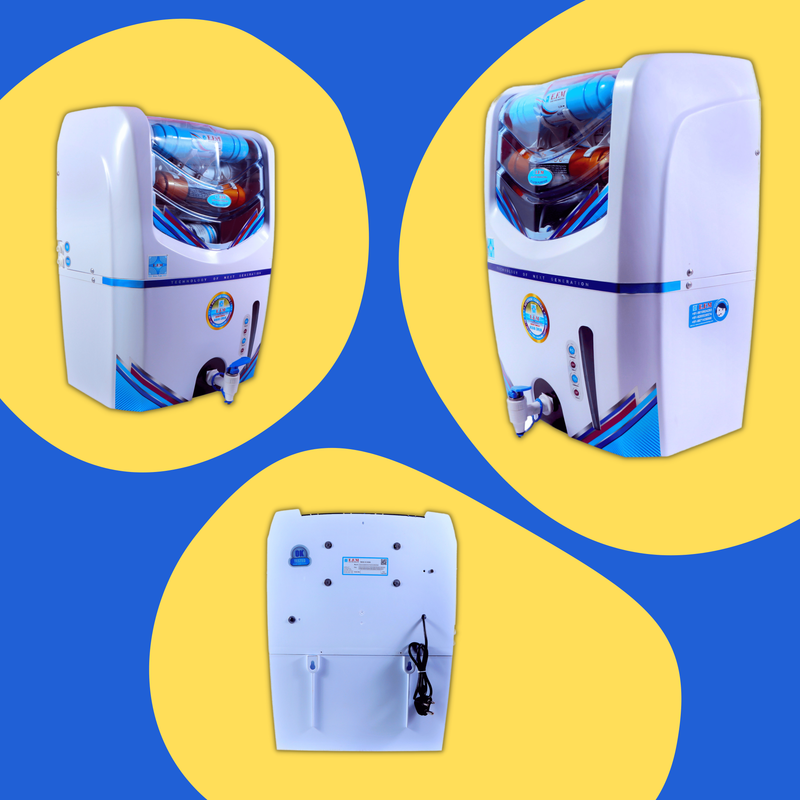 E.F.M Crux 15 L RO+UV+UF+TDS+MINERAL+ALK+COPPER RO Water Purifier (White)