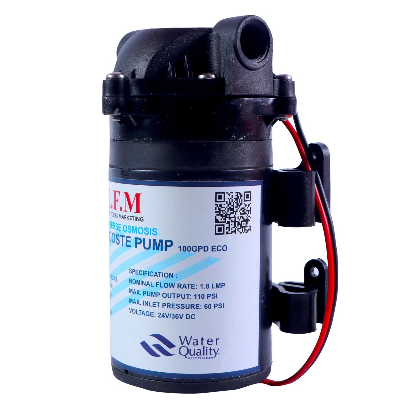 EFM Eco 75 GPD Booster Pump For All Types OF Domestic RO Water Purifiers