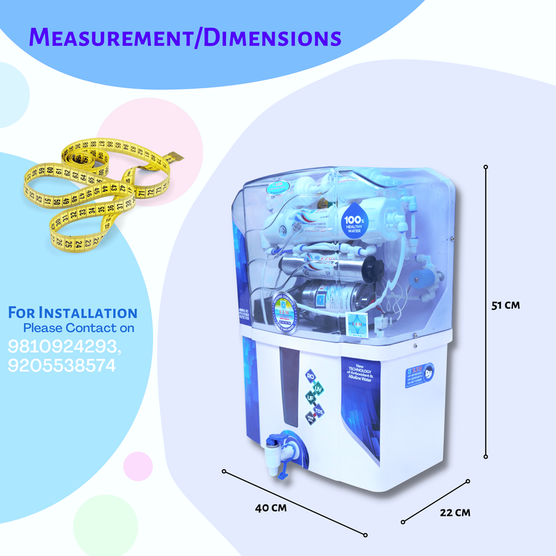 E.F.M Grace 12 L RO+UV+UF+TDS+MINERAL RO Water Purifier (White)