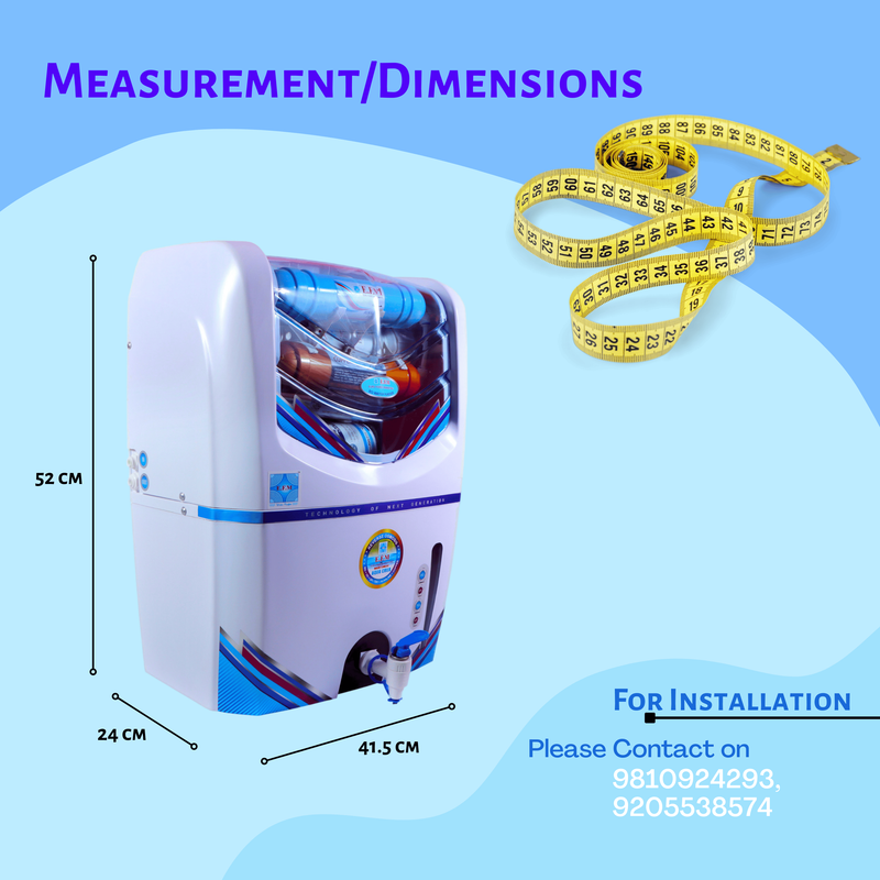 E.F.M Crux 15 L RO+UV+UF+TDS+MINERAL+ALK+COPPER RO Water Purifier (White)