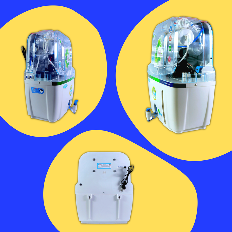 E.F.M Swift 16 L RO+UV+UF+TDS+MINERAL RO Water Purifier (White)