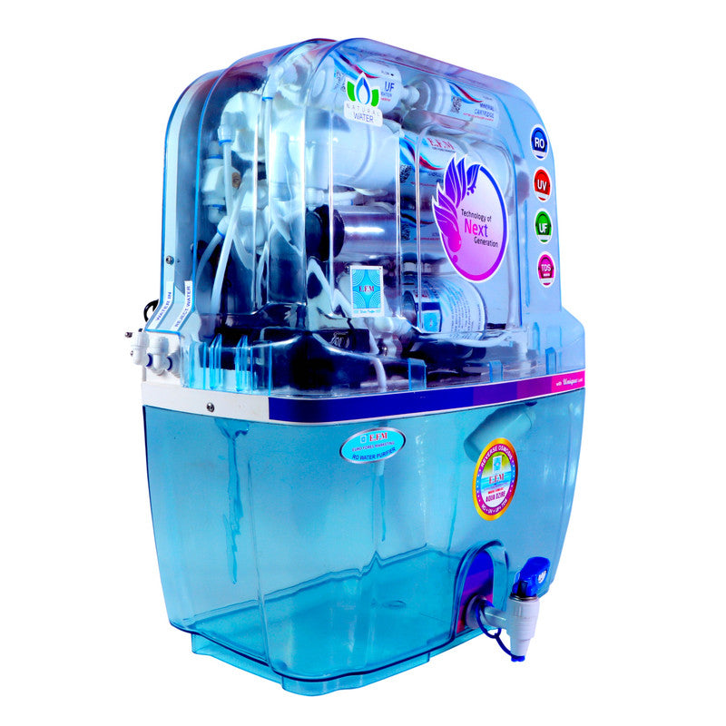 E.F.M Dezire 16 L RO+UV+UF+TDS+MINERAL  RO Water Purifier (Transparent)