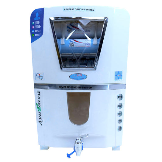 E.F.M Milky Multilife 10 L RO+UV+UF+TDS+MINERAL RO Water Purifier (White)